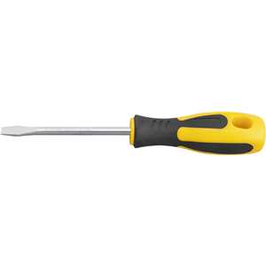Chave de fenda 1/4" x 4", aço cromo vanádio, cabo emborrachado, VONDER PLUS