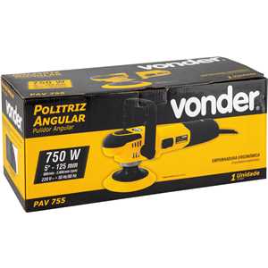 Politriz angular 5", 750 W, 220 V~, PAV 755 VONDER