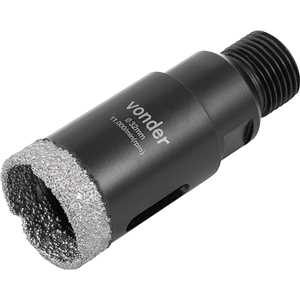 Serra copo diamantada, 32 mm, para esmerilhadeira, VONDER