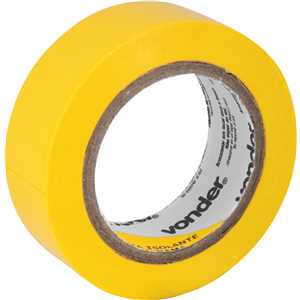 Fita isolante, 19 mm x 10 m, amarela, VONDER