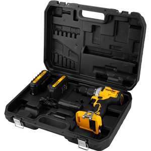 Parafusadeira/furadeira de impacto a bateria, 20 V, fonte de carregamento bivolt automática, PFV 212IB, VONDER PLUS