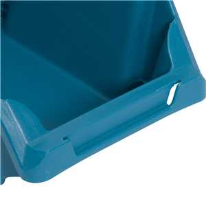 Gaveteiro plástico, nº 5, 12,0 cm x 15,0 cm x 26,0 cm,modelo prático, azul, VONDER