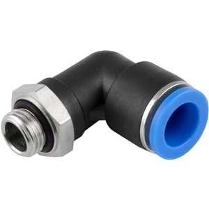 Conexão rápida, tipo cotovelo (90 graus), rosca 1/4" BSP, 10 mm, VONDER