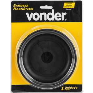 Bandeja magnética redonda, plástica, Ø 150 mm, VONDER