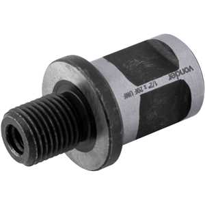 Adaptador tipo Weldon para mandril, 1/2" x 20 F UNF, VONDER