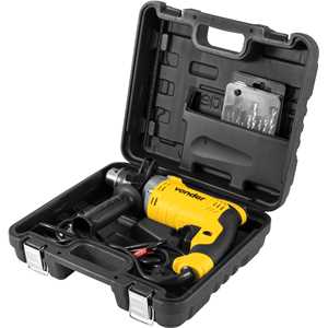 Furadeira de impacto 1/2", 710 W, 220 V~, com jogo de 9 brocas, FIV 709 VONDER