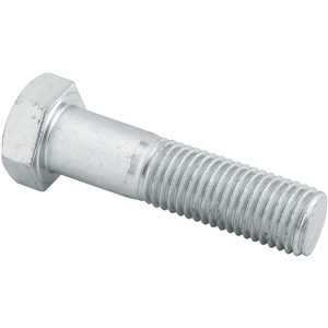 Parafuso sextavado zincado 7/8" x 3.1/2", UNC, rosca parcial, VONDER