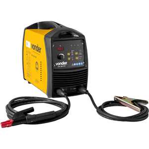 Inversor para solda com eletrodo e TIG, 300 A, RIV300 PFC, com display digital, alimentação automática monofásico e trifásico, VONDER