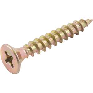 Parafuso madeira chipboard, cabeça chata, fenda cruzada/phillips, 6,0 mm x 40,0 mm, VONDER