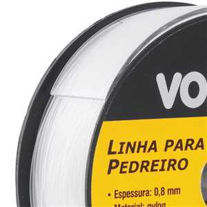 Linha para pedreiro lisa, 0,8 mm x 100 m, VONDER