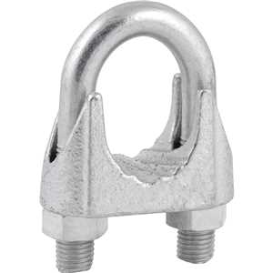 Clips para cabo de aço 1.1/4" - 31,80 mm, VONDER