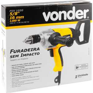 Furadeira sem impacto 5/8", 1.050 W, 220 V~, FSV 1050 VONDER