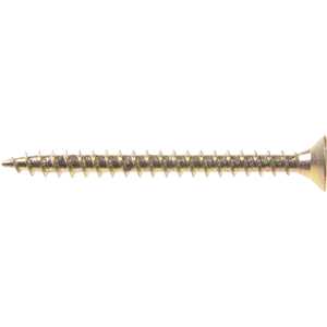 Parafuso madeira chipboard, cabeça chata, fenda cruzada/pozidrive, 4,0 mm x 45,0 mm, VONDER