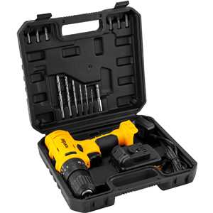 Parafusadeira/furadeira de impacto a bateria, 12 V, fonte de carregamento bivolt automática, PFV 120I VONDER