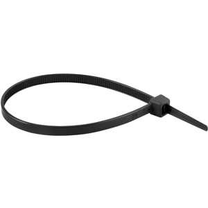 Abraçadeira de nylon, preta, 200 mm x 4,8 mm, com 20 peças, VONDER