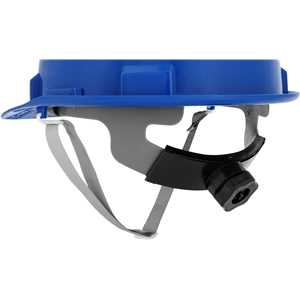 Capacete aba frontal, azul escuro, com jugular e suspensão com catraca, VONDER PLUS