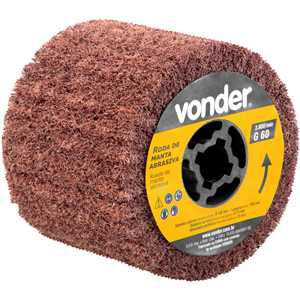 Roda de manta abrasiva para PEV 1380, grão 60, VONDER