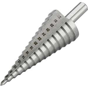 Broca de aço rápido, escalonada, 4 mm a 32 mm, VONDER