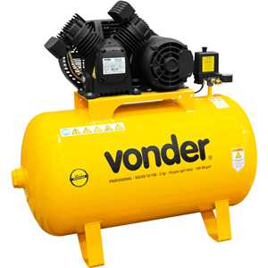 Compressor de ar VDCSV 10/100, 2,0 cv trifásico, 220 V~/380 V~, VONDER