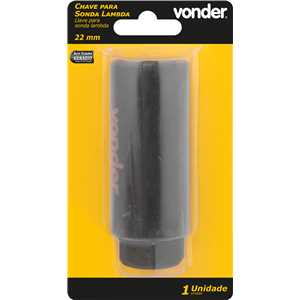 Chave para sonda lambda, estriada de 22 mm, aberta, VONDER