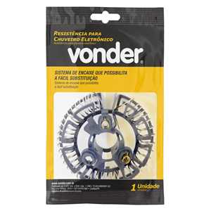 Resistência para chuveiro eletrônico 5.500 W, 127 V~, branco, VONDER