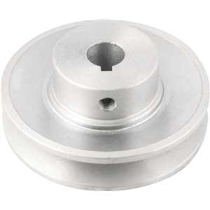 Polia de alumínio 1 canal, perfil A, 90 mm com furo de 5/8" - 15,9 mm, VONDER