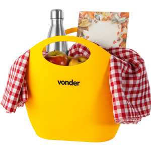 Bolsa plástica multiuso, 8,5 litros, amarela, VONDER