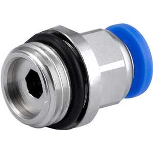 Conexão rápida reta, 6 mm, rosca 1/4" BSP, VONDER
