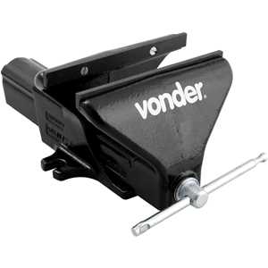 Torno de bancada fixo, n° 8, em ferro fundido nodular, VONDER