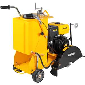 Máquina a gasolina para cortar asfalto, concreto e piso, 14 hp, 4 tempos, VONDER