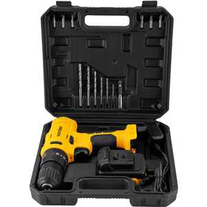 Parafusadeira/furadeira de impacto a bateria, 12 V, fonte de carregamento bivolt automática, PFV 120I VONDER