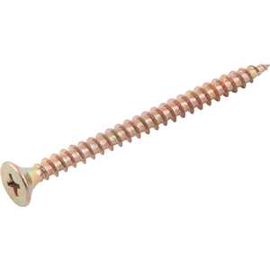 Parafuso madeira chipboard, cabeça chata, fenda cruzada/phillips, 5,0 mm x 65,0 mm, VONDER