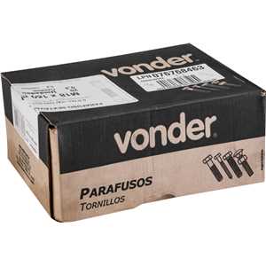 Parafuso sextavado 8.8, 18 mm x 160 mm, MA, rosca parcial, DIN 931, VONDER