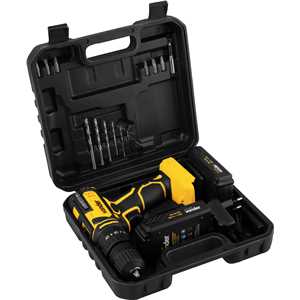 Parafusadeira/furadeira de impacto a bateria, 20 V, fonte de carregamento bivolt automática, PFV 020I VONDER