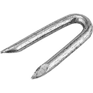 Grampo para cerca 1" x 9 BWG (19 x 11 (JP x LPP)), polido, VONDER