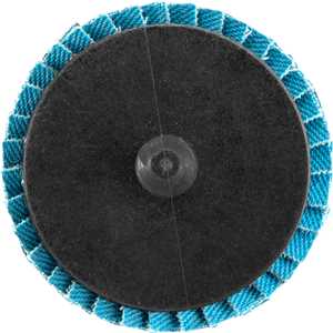Flap-disc, disco de desbaste/acabamento, 2" - 50 mm, óxido de zircônio grão 80, para sistema de encaixe rápido, VONDER