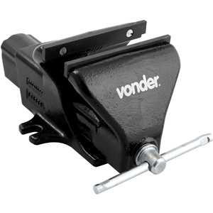 Torno de bancada fixo, n° 6, em ferro fundido nodular, VONDER