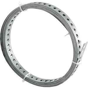 Fita de aço perfurada 17 mm x 0,40 mm x 10 m VONDER