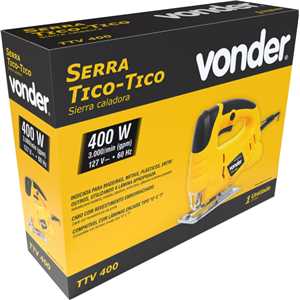 Serra tico-tico, 400 W, 127 V~, TTV 400 VONDER