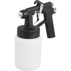 Pistola para pintura, com caneca plástica, ar direto, PPV 90, VONDER