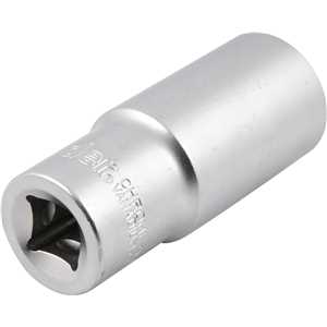 Soquete estriado longo, com encaixe de 1/2", 27 mm, VONDER