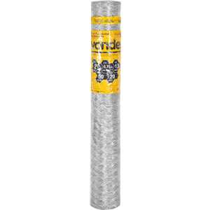 Tela metálica hexagonal, galinheiro, malha 2", 22 BWG x 1,5 m, com 50 m,  VONDER