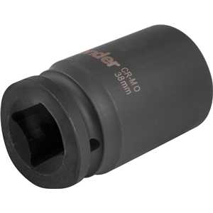 Soquete sextavado longo de impacto, 38 mm, encaixe de 1", VONDER