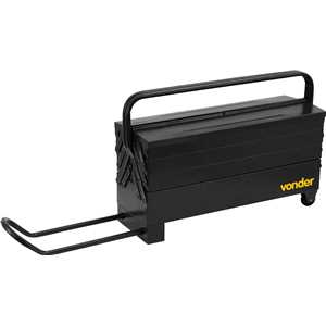 Caixa metálica sanfonada para ferramentas, com 7 gavetas, 60,0 cm x 19,0 cm x 24,0 cm, com roda, VONDER