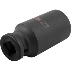 Soquete sextavado longo de impacto, 30 mm, encaixe de 1/2", VONDER