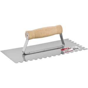 Desempenadeira de aço dentada, 255 mm x 120 mm, NOVE54
