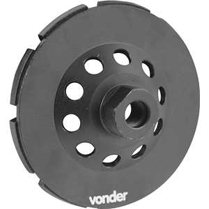 Rebolo diamantado, 115 mm, segmentado, VONDER