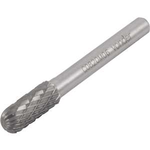 Lima rotativa abaulada, 8,0 mm x 20,0 mm, com haste 6,0 mm, VONDER