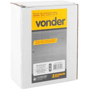 Caixa de comando para bomba tipo caneta de 3", 2,00 hp, 220 V~, VONDER