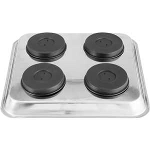 Bandeja magnética retangular, inox, 270 mm x 292 mm, VONDER